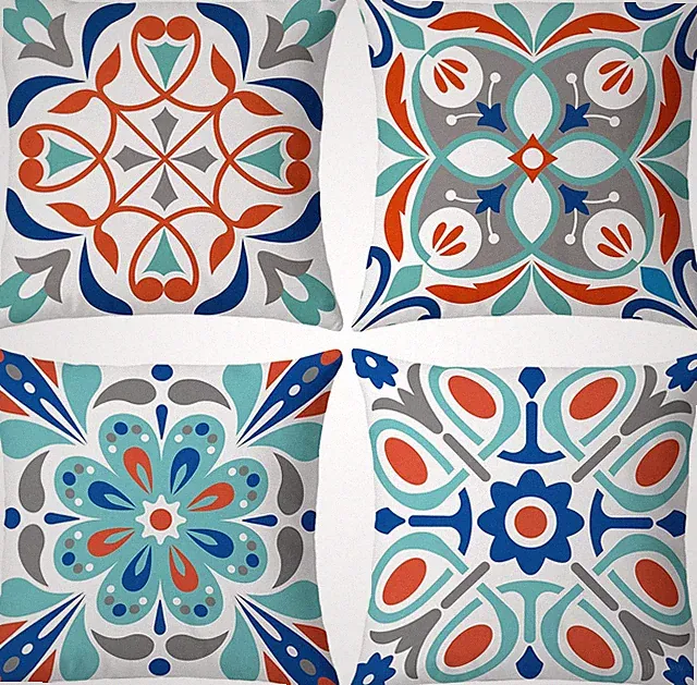 Outdoor Pillow Covers - 4 Pack Outdoor Pillow Covers 18X18 Waterproof