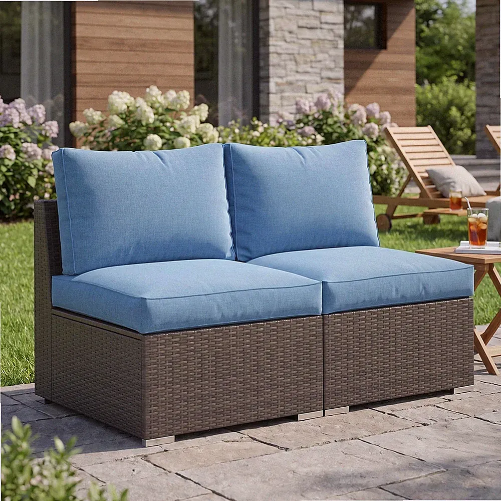 Outdoor Rattan Sectional Sofa All-Weather Wicker