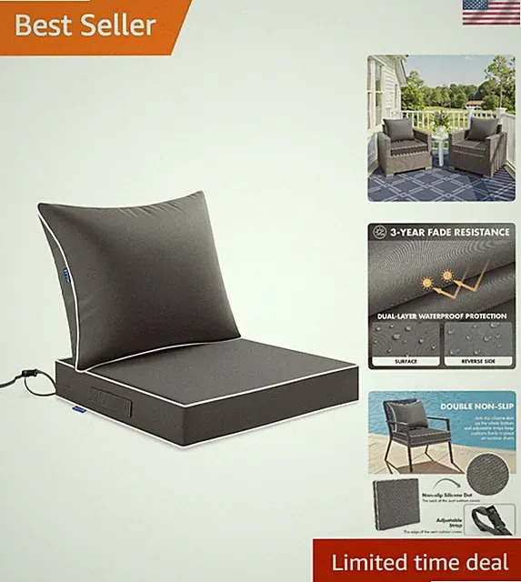 Outdoor Seat Cushion 24x24