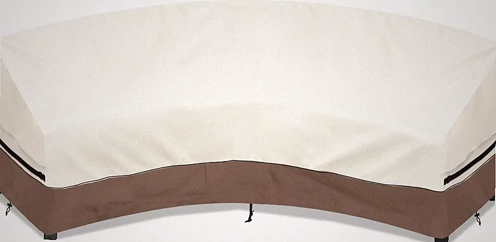 Outdoor Sectional Cover,Curved Patio Furniture Covers for 2-3 Seater Outdoor Fur