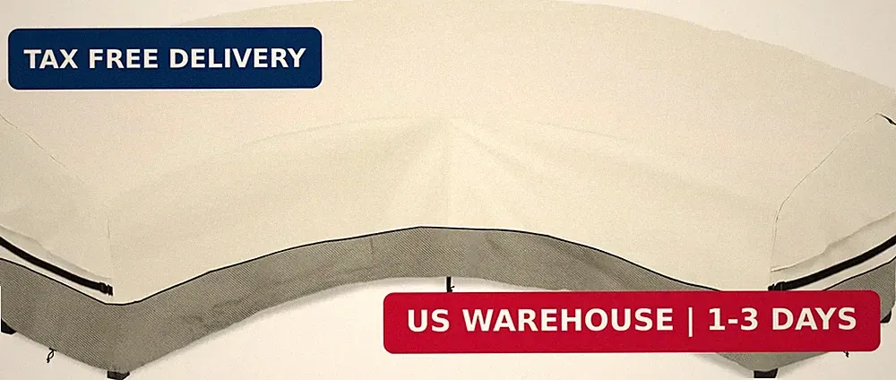 Outdoor Sectional Cover,Curved Patio Furniture Covers for 5-7 Seater Outdoor Fur