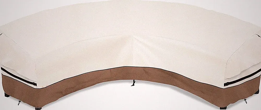 Outdoor Sectional Cover,Curved Patio Furniture Covers for 5-7 Seater Outdoor Fur