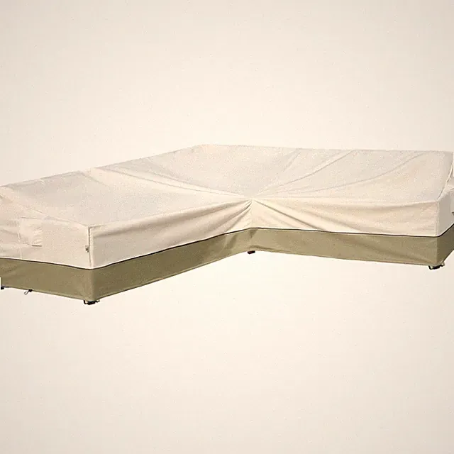 Outdoor Sectional Cover -Patio Furniture Covers Waterproof Rip-Stop Anti-UV 6...