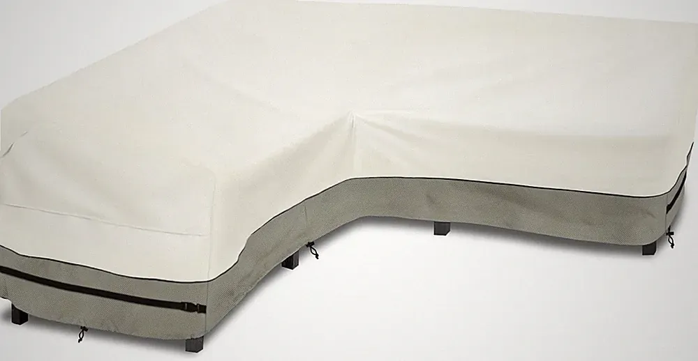 Outdoor Sectional Cover,V Shaped Patio Furniture Covers for 5-Seater Outdoor Sec