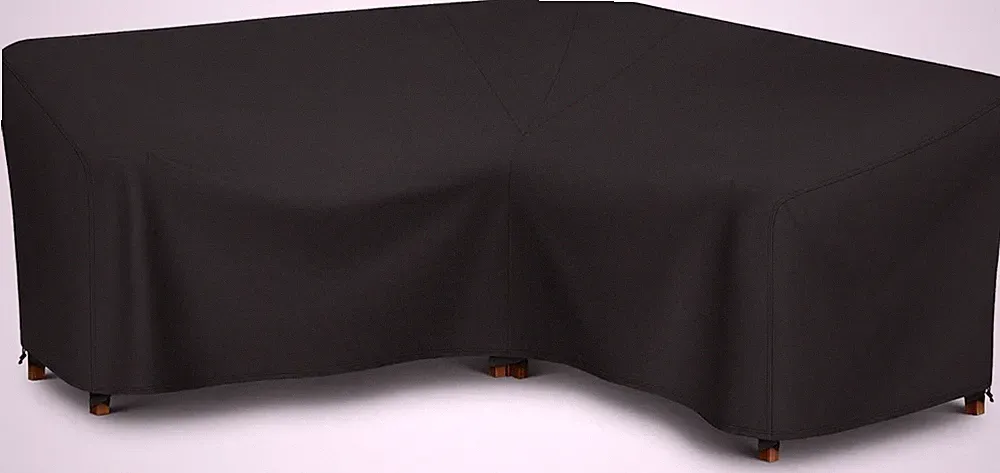 Outdoor Sectional Sofa Cover 420D Waterproof V Shaped Furniture Couch Covers