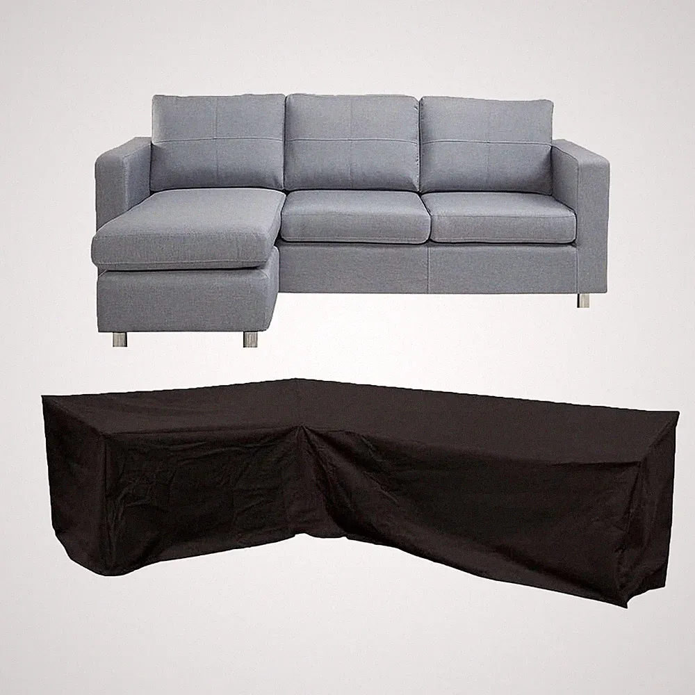 Outdoor Sectional Sofa Cover Right L Shaped 420D Patio Sectional Covers Water...
