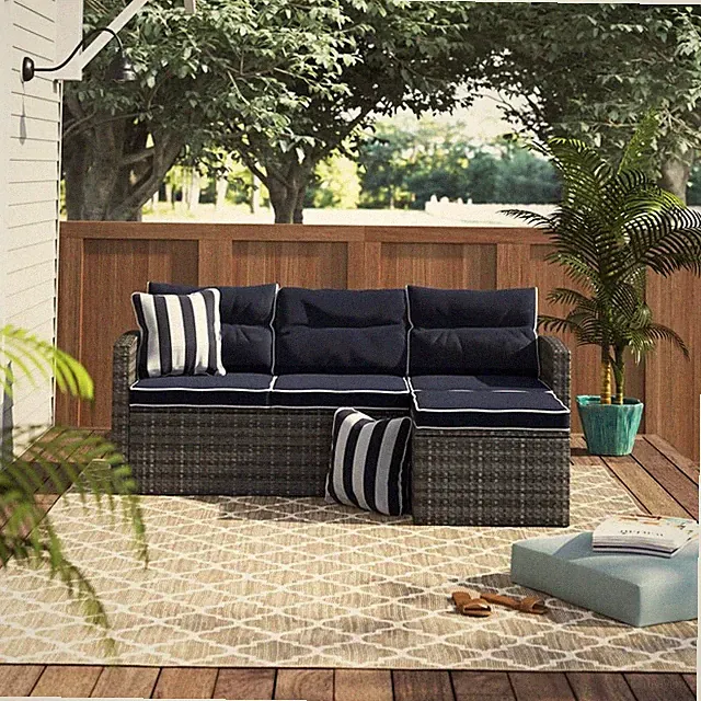 Outdoor Sectional Sofa Set Mireya 72.8"