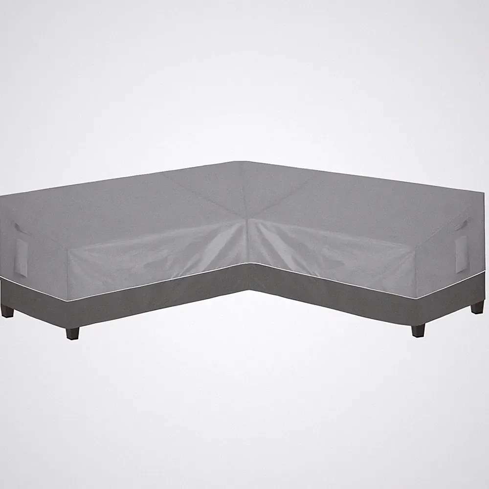 Outdoor V-Shaped Sectional Sofa Cover 85X85 UV Resistant Patio Sectional Couc...
