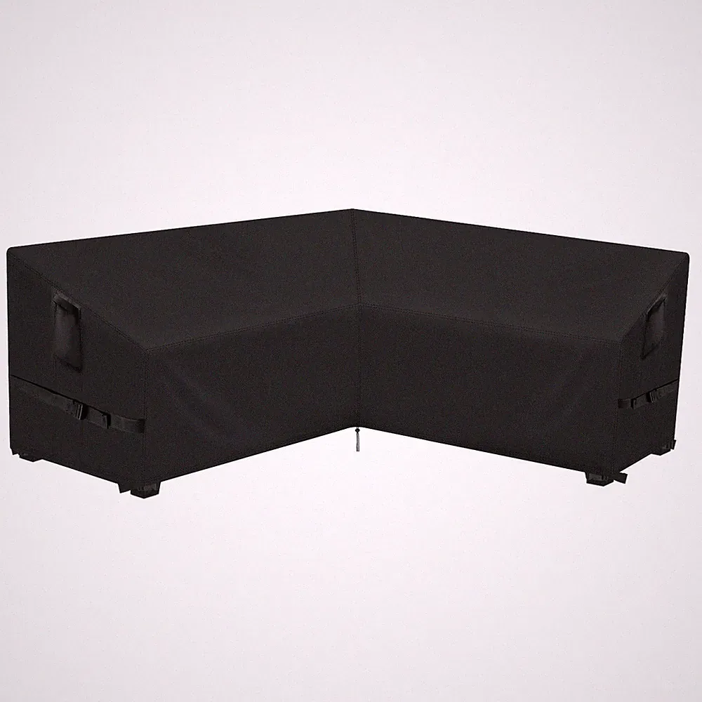Outdoor V-Shaped Sectional Sofa Cover fit 80" x 80", 79" x 79", 78" x 78" L-S...