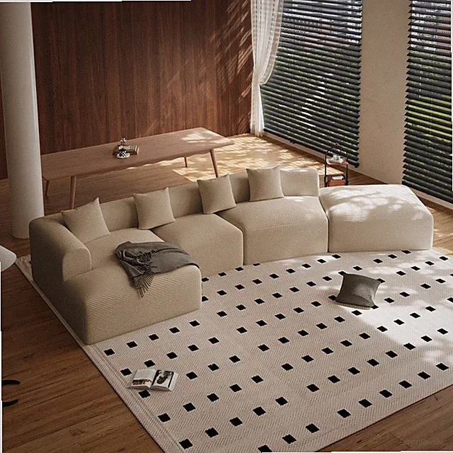 Overisized 158" Modular Deep Seat Boneless Sectional Sofa Convertible Couch