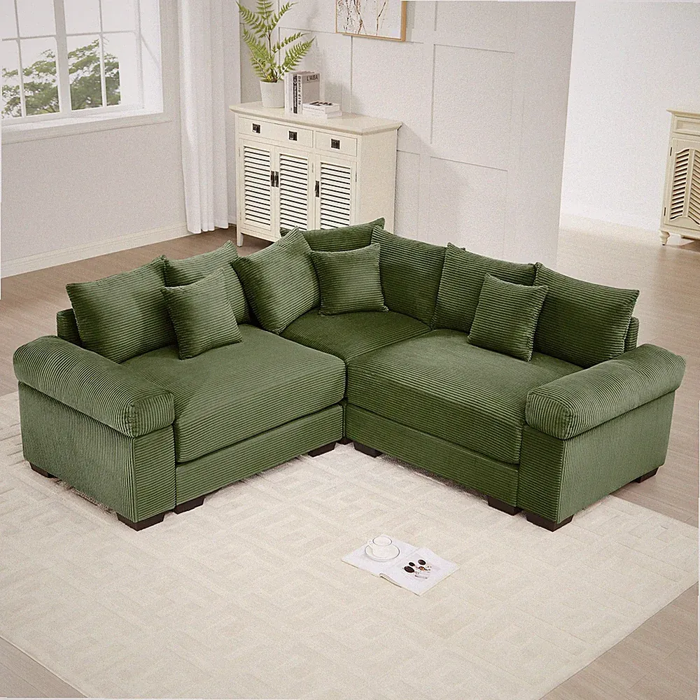 Oversized Cloud Modular Sectional Couch,Convertible Sectional Couches Deep Seat