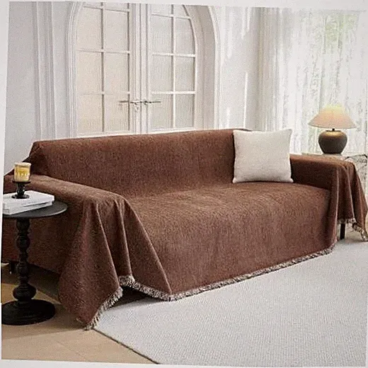 Oversized Couch Cover Sofa Covers Couch Covers for 3 91" x 150" Chocolate