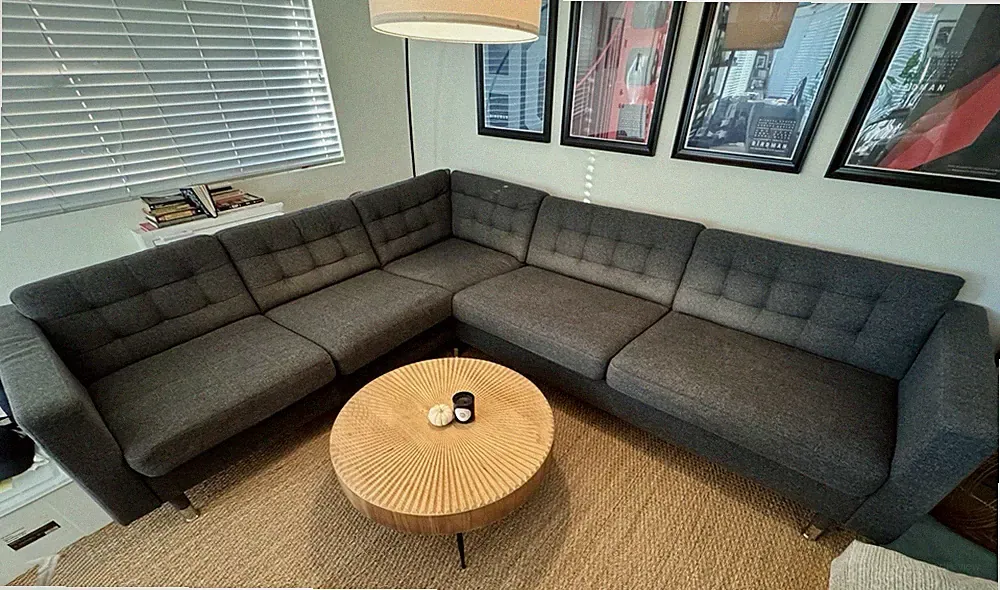 Oversized L-Shaped Corner Sofa, 5-Seater Sectional Couch with Armchair - IKEA
