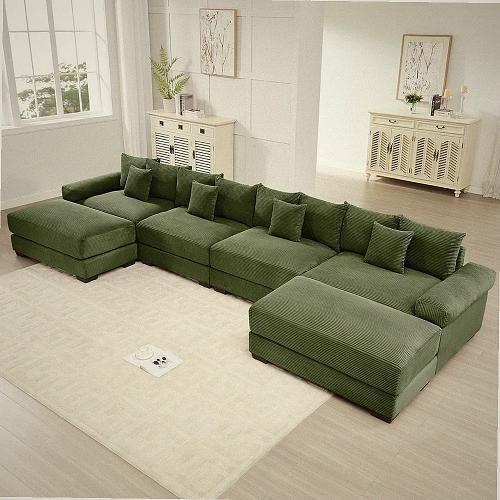 Oversized Living Room Cloud Modular Sectional Couch Ergonomic Chaise Lounge Seat