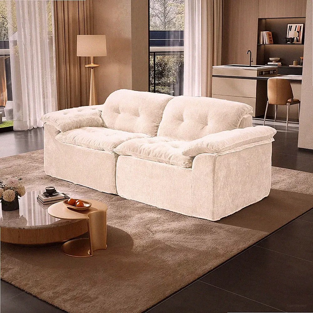 Oversized Modular Sectional Sofa, Large Modern Boneless Couch with Seat Cushion