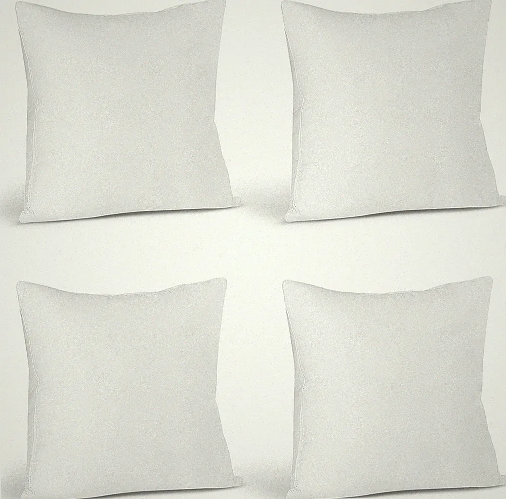 Pack of 4 Throw Pillows Insert Ultra Soft Bed & Couch Sofa Decor Utopia Bedding