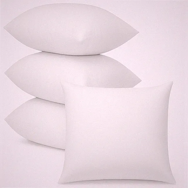 Pack of 4 Throw Pillows Insert Ultra Soft Bed & Couch Sofa Decorative Pillows