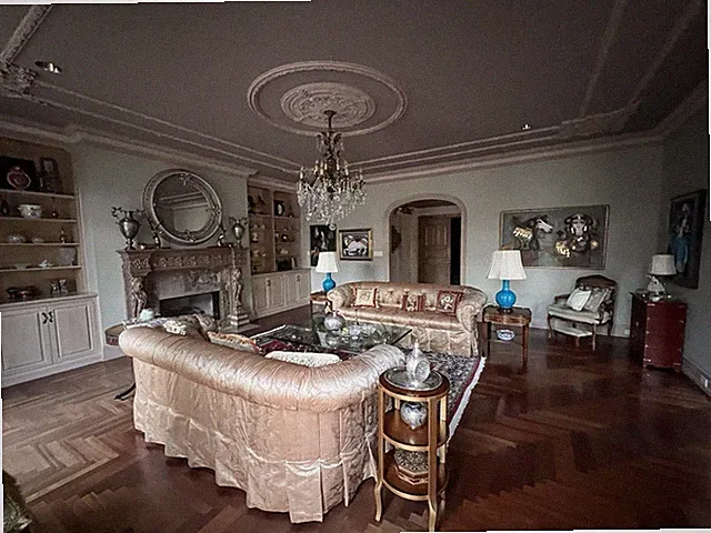 Pair of Custom Silk Couches for Living Room
