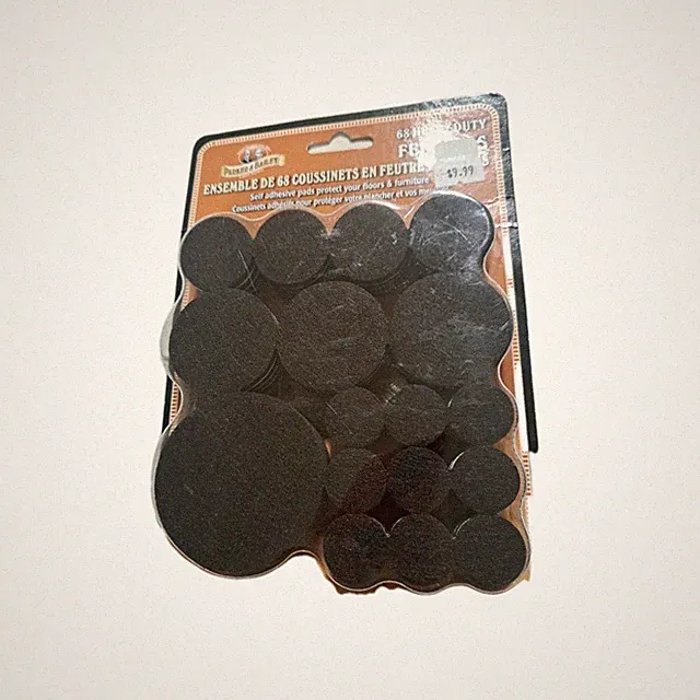 Parker & Bailey 68 Heavy Duty Felt Adhesive Pads, Sizes from 0.87" to 2.5" new
