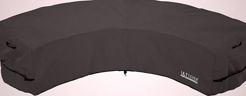 Patio Curved Sofa Cover Waterproof for 5-7 Seater Outdoor Sectional Furniture