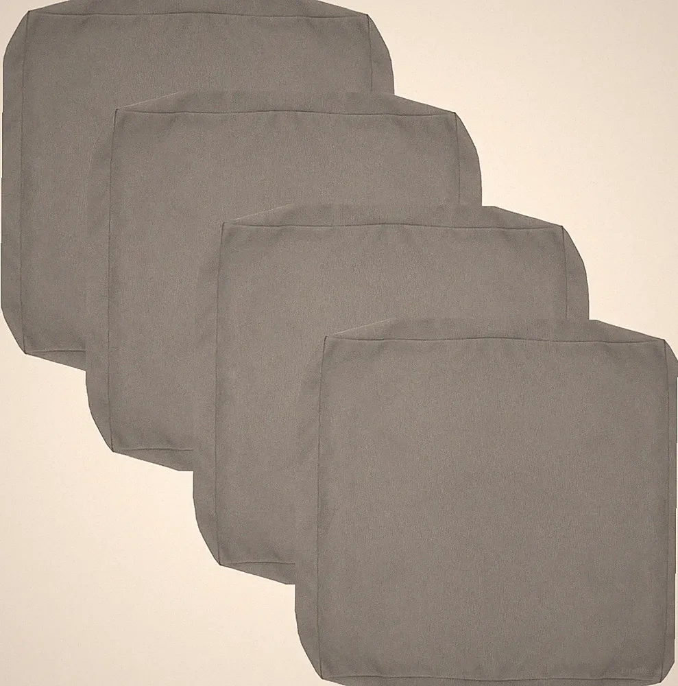 Patio Cushion Covers 24X22X4 Waterproof Outdoor Cushion Cover Replacement 4 Pack