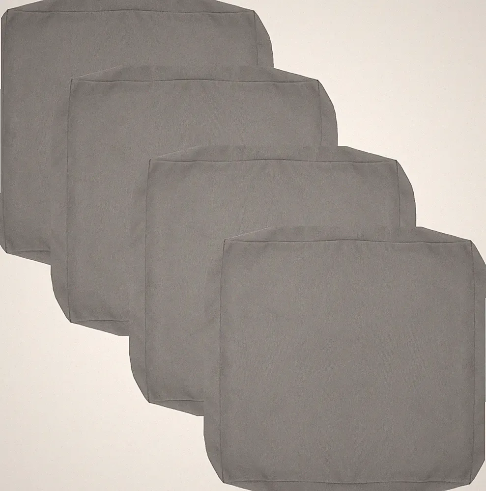 Patio Cushion Covers 24X22X4 Waterproof Outdoor Cushion Cover Replacement 4Packs