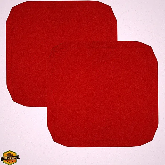 Patio Cushion Covers 24x24x4 Waterproof Outdoor Cushion Cover Replacement 2Pa...