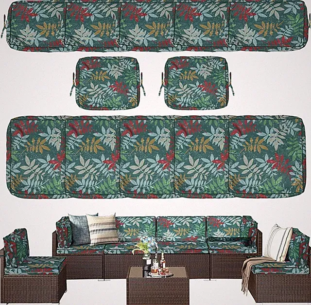 Patio Cushion Covers Replacement, Outdoor Cushion Covers for Patio Furniture...