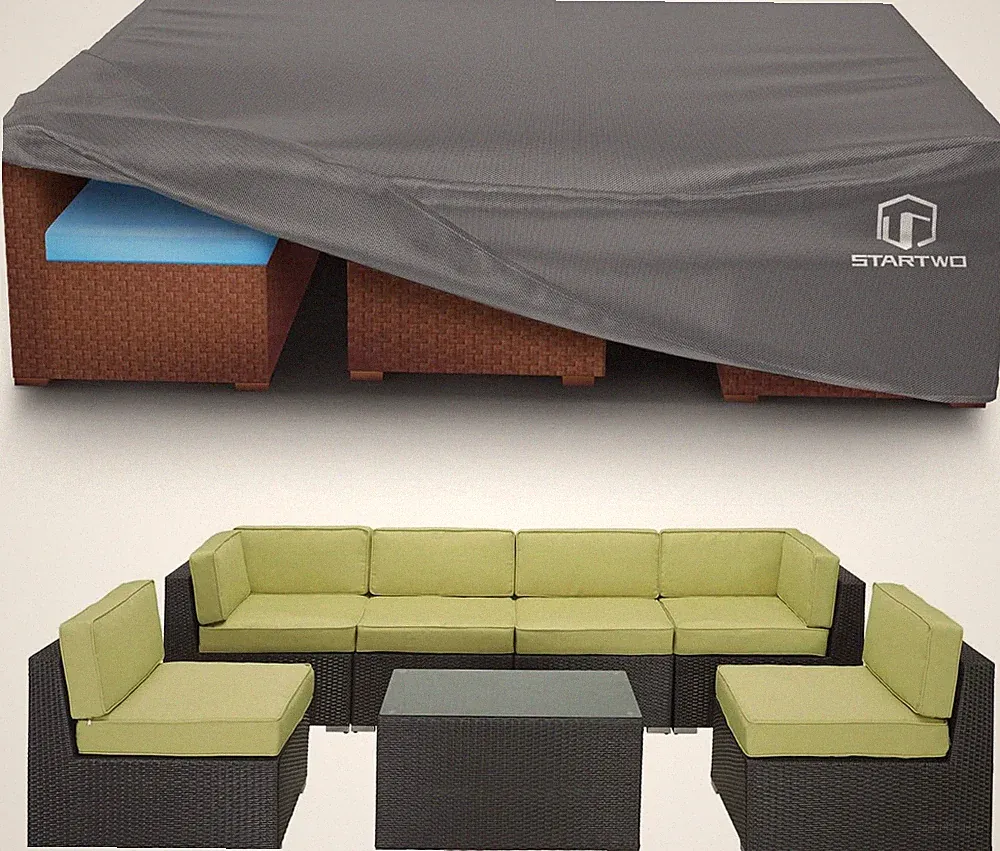 Patio Furniture Cover 110x84x28 Waterproof Outdoor Sectional Sofa Table Cover