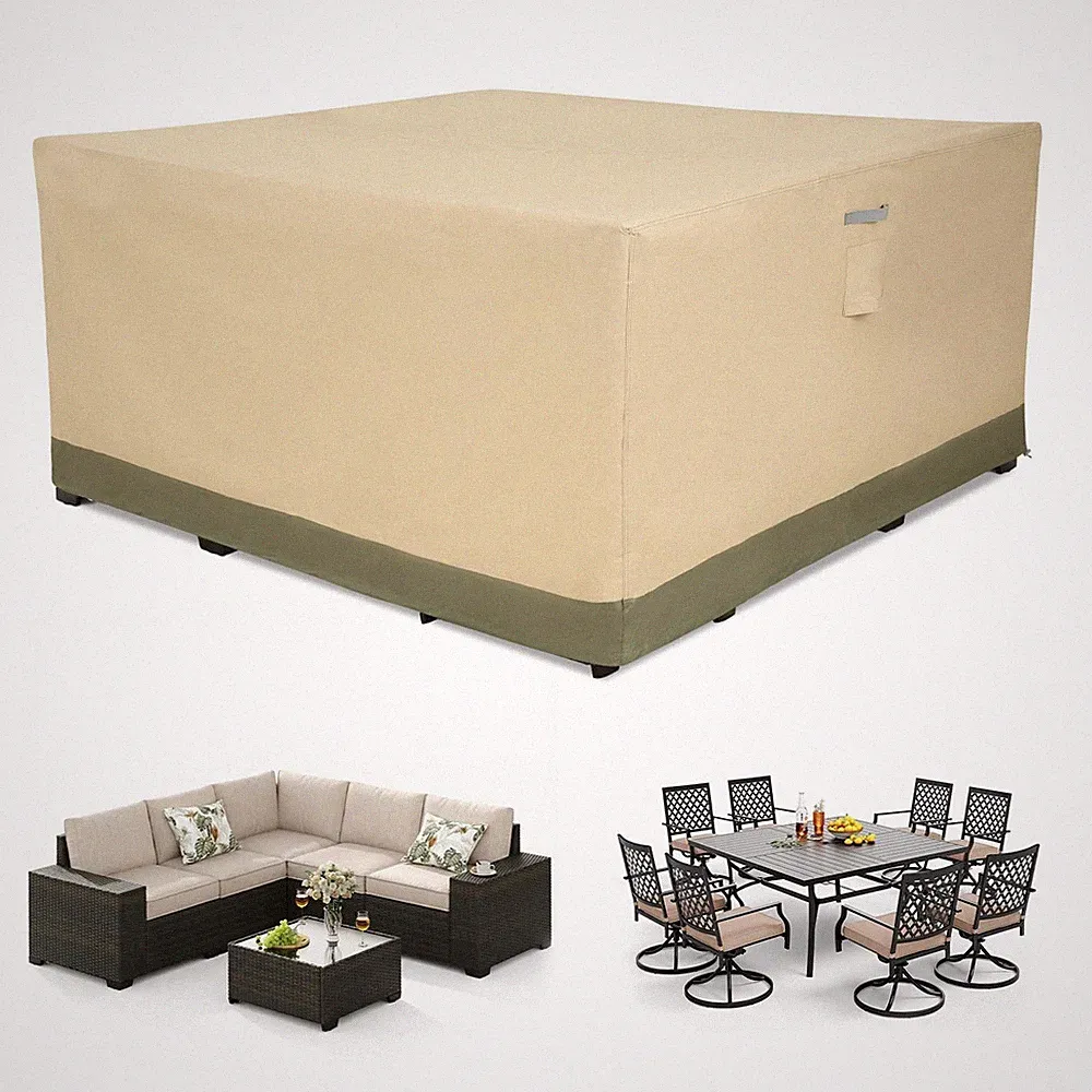 Patio Furniture Cover for Outdoor Table and Chairs, 600D Waterproof and Anti-...