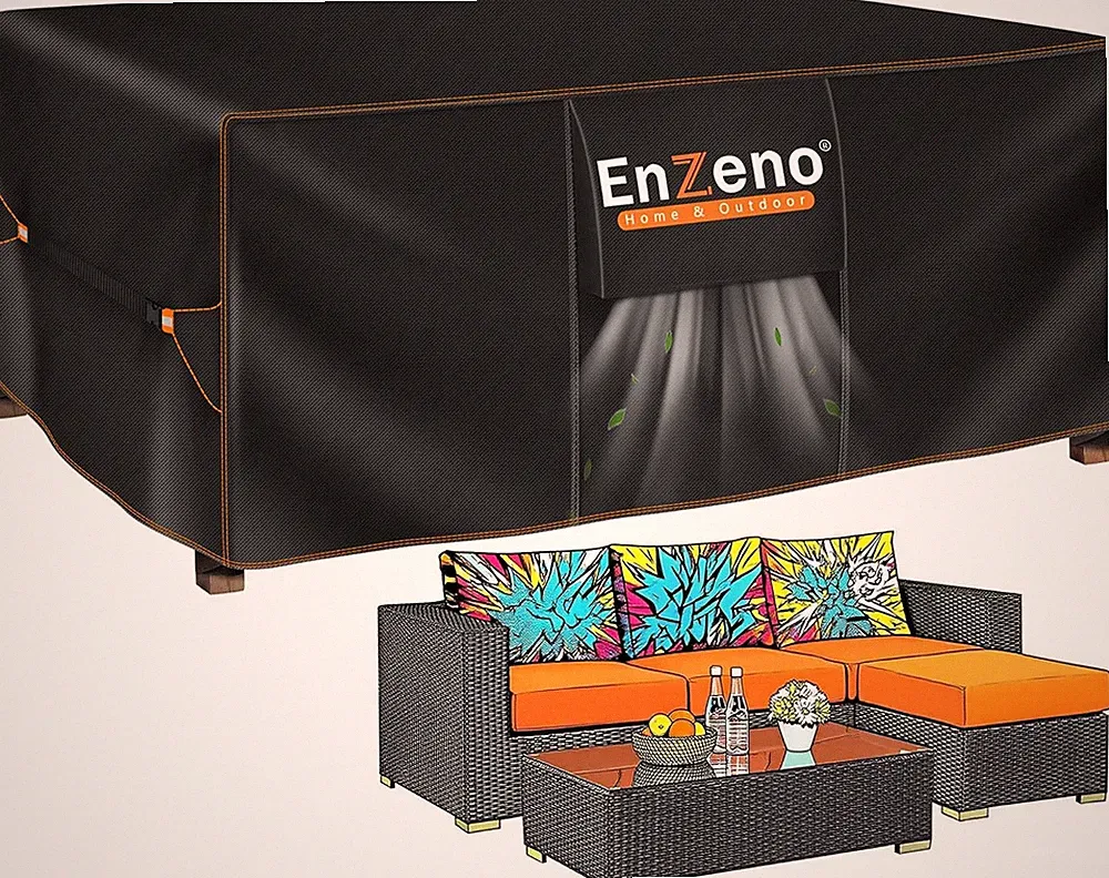 Patio Furniture Cover Outdoor Sectional Sofa Couch Table Chair Waterproof Black