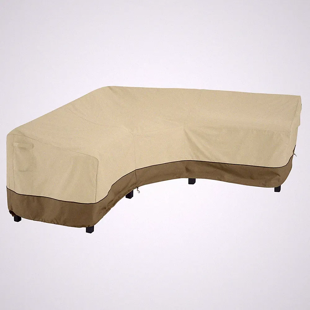 Patio Furniture Cover V Shaped Sectional Sofa 100 L Pebble Classic Accessories
