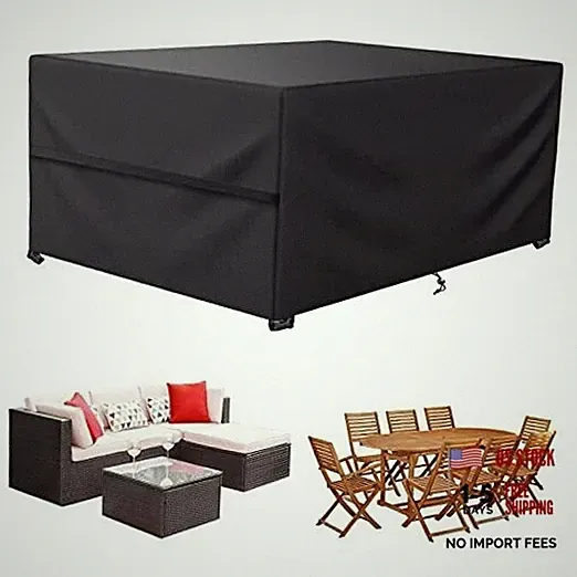 Patio Furniture Cover ,Waterproof Outdoor Sectional Rectangular-90"*65"*31"