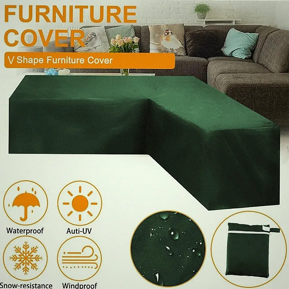 Patio Furniture Cover Waterproof Outdoor Sectional Sofa Set Covers Heavy Duty