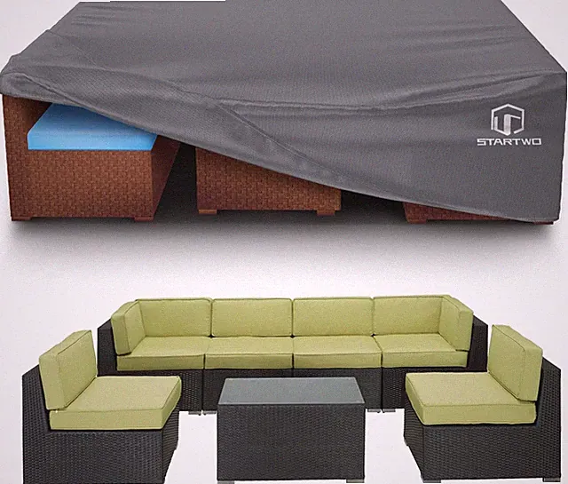 Patio Furniture Covers,Outdoor Furniture Covers Waterproof，Grey | Anti-UV Tear-R