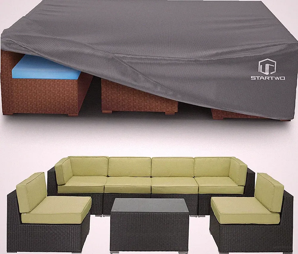 Patio Furniture Covers,Outdoor Furniture Covers Waterproof，Grey | Anti-Uv Tear-R