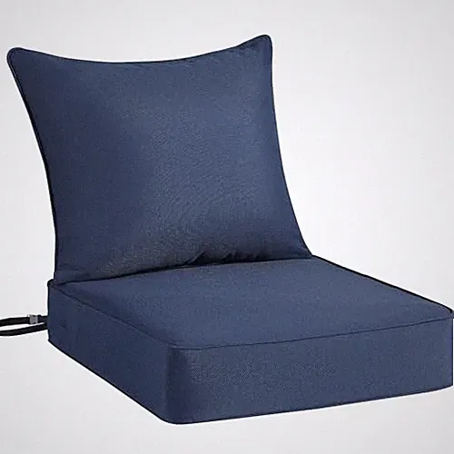 Patio Furniture Cushion Set, 24 x 24 x 6 Extra Thick 24x24x6 Inch | 1 Pack Blue