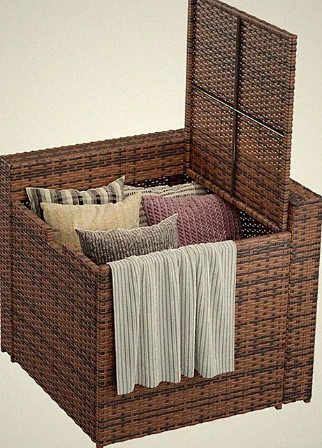 Patio Furniture Set Storage Box / 3 pcs / 4 pcs Outdoor Wicker Sofa Waterproof