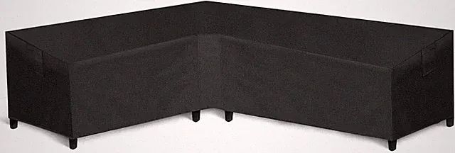 Patio L-Shaped Sectional Sofa Cover Waterproof, Heavy Duty Outdoor Sectional Cou