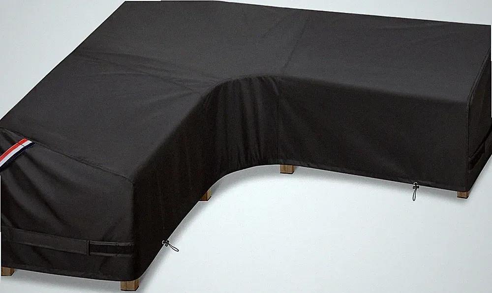 Patio Sectional Sofa Cover V Shaped 85"X 85" Waterproof Outdoor Sectional Couch