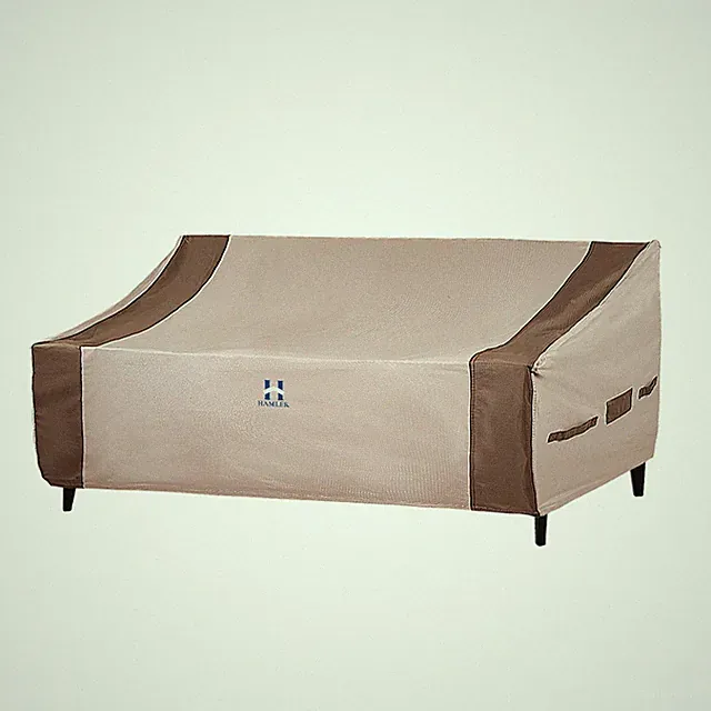Patio Sofa, Heavy Duty Waterproof Couch Cover - 3-Seater Outdoor Loveseat & S...