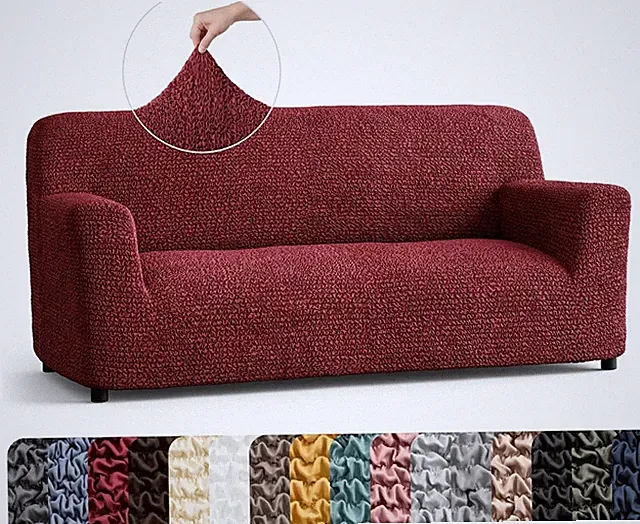 PAULATO BY GA.I.CO. Sofa Slipcover - Stretch Couch Cover - 3 Seater Cushion S...