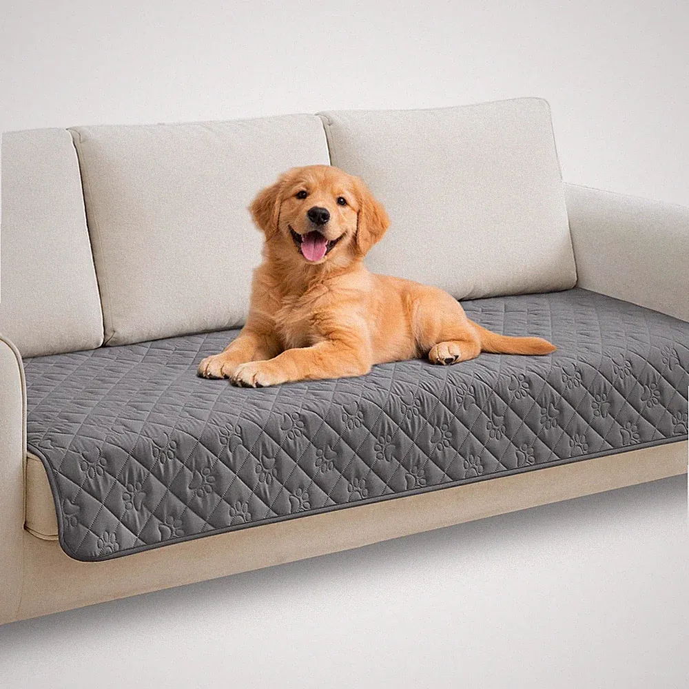 PAWFINITY Waterproof Couch Covers for Dogs, Pet 30x70 Inch (Pack of 1), Grey
