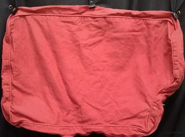 PB Basic Sectional sofa l/s Notched Back Pillow SLIPCOVER Cranberry Twill 30x18