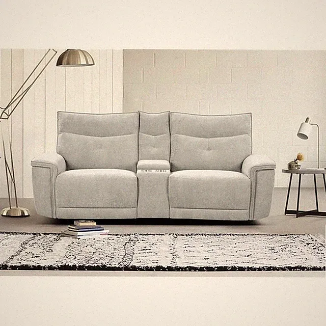 Pemberly Row 3-Piece Power Reclining Set with USB and Cupholders in Mist Gray