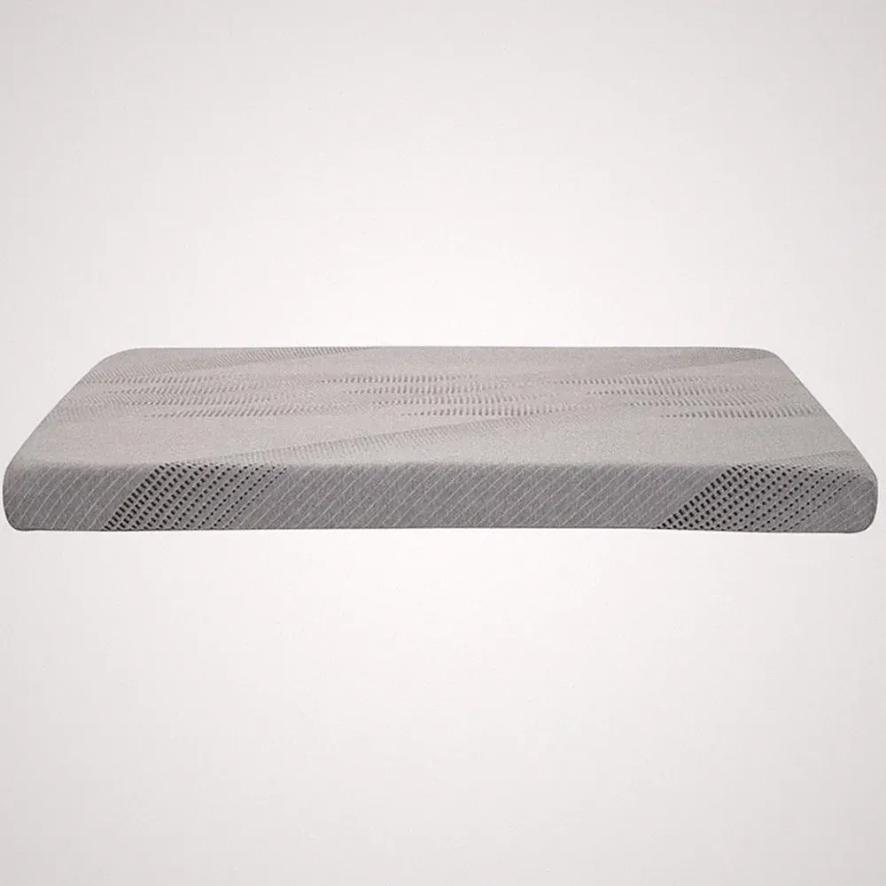 Pemberly Row Gel Memory Foam Queen Sleeper Sofa Mattress in Gray