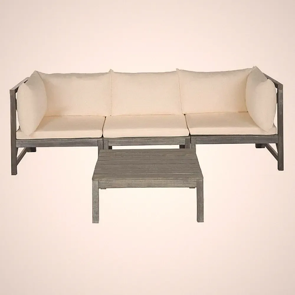 Pemberly Row Outdoor Sectional with Flexible Design for Patio Comfort