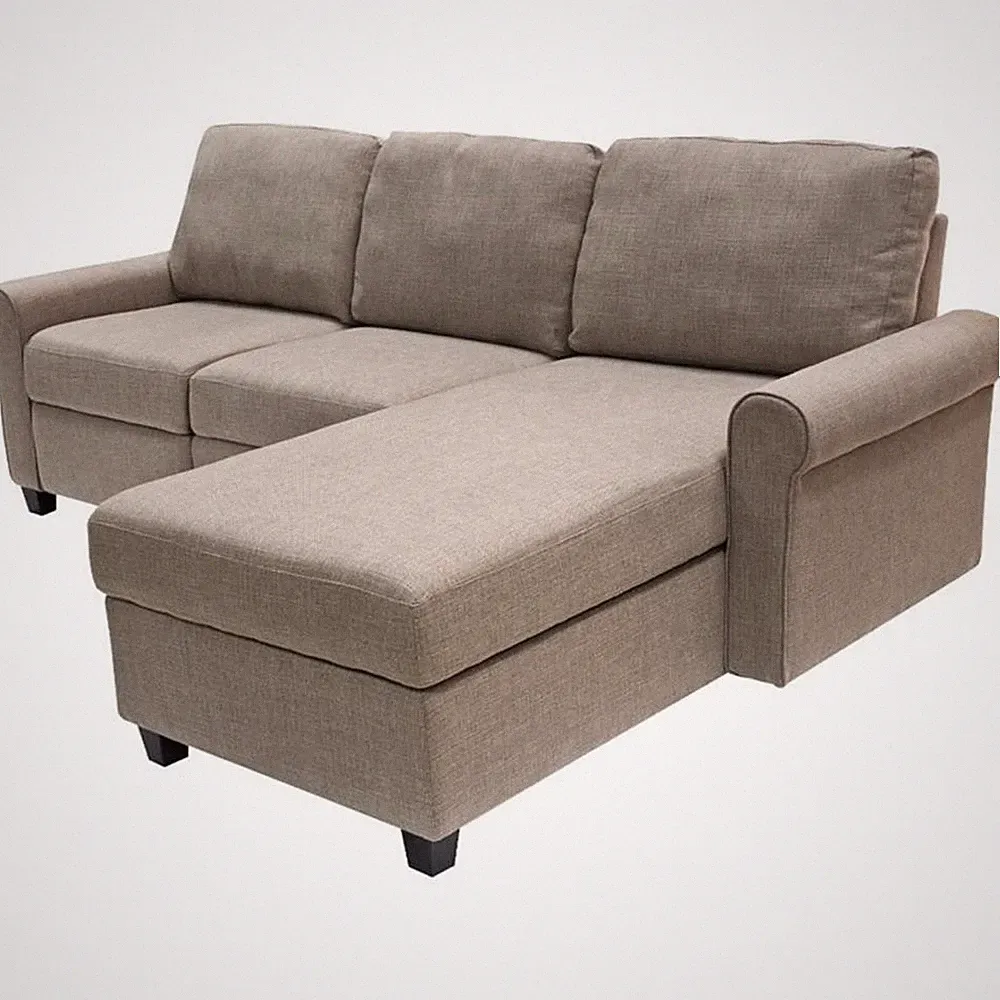 Pemberly Row Right Facing Reclining Sectional in Oatmeal
