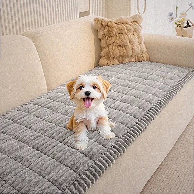 Pet Couch Cover, Small Couch Covers for Dogs Washable, Sofa Covers for 2 Cush...