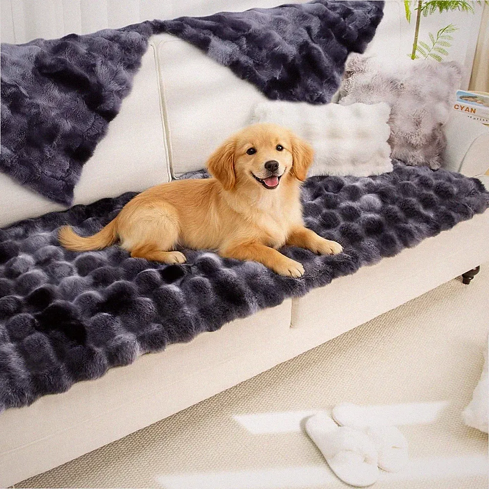 Pet Couch Cover Sofa Washable Dog Couch Protector Covers Non-Slip Soft Fuzzy